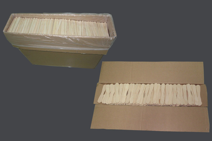 天津市森洋木制品公司生产的告诉自动线插棒机使用的散装桦木雪糕棒签